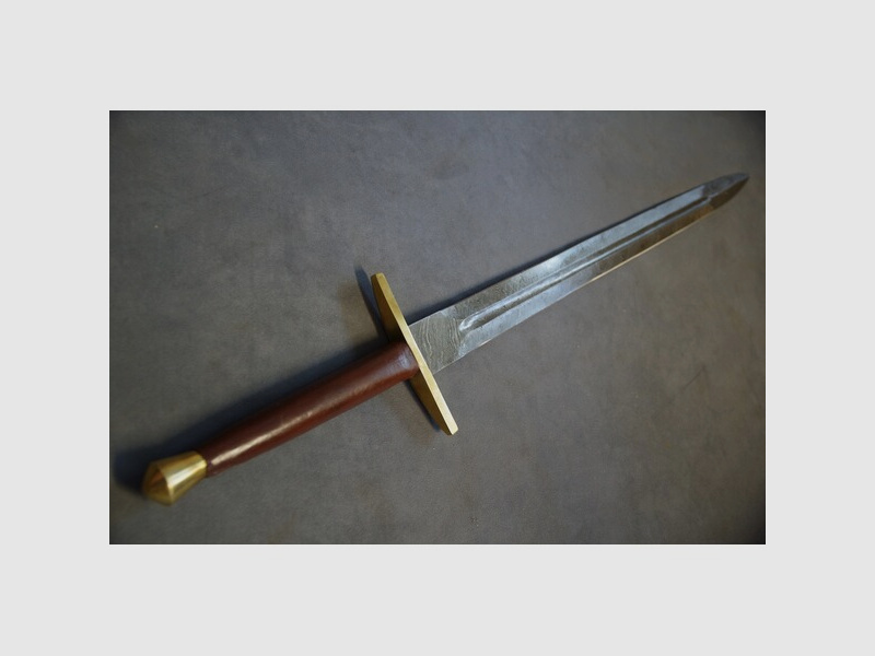 Schwert der Templer Ritter mit DAMAST Klinge 105 cm