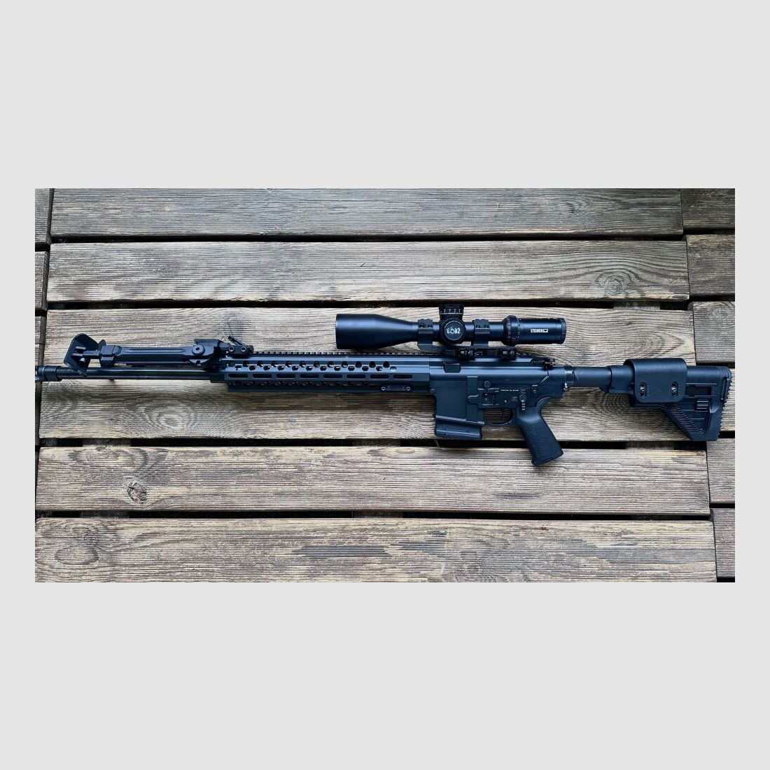 Broń Burk BR10 z Steiner M7xi 4-28x56 Fortmeier ZB 6,5mm Creedmoor