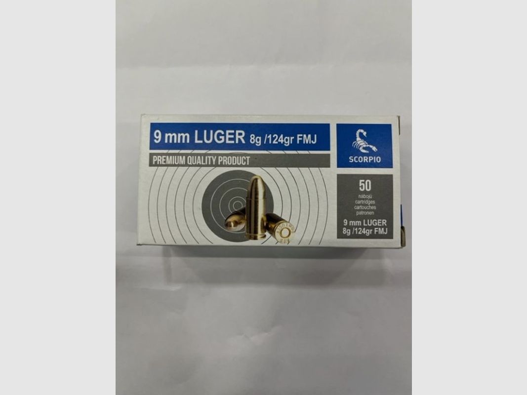 SCORPIO PATROON 9LUGER 124 GR