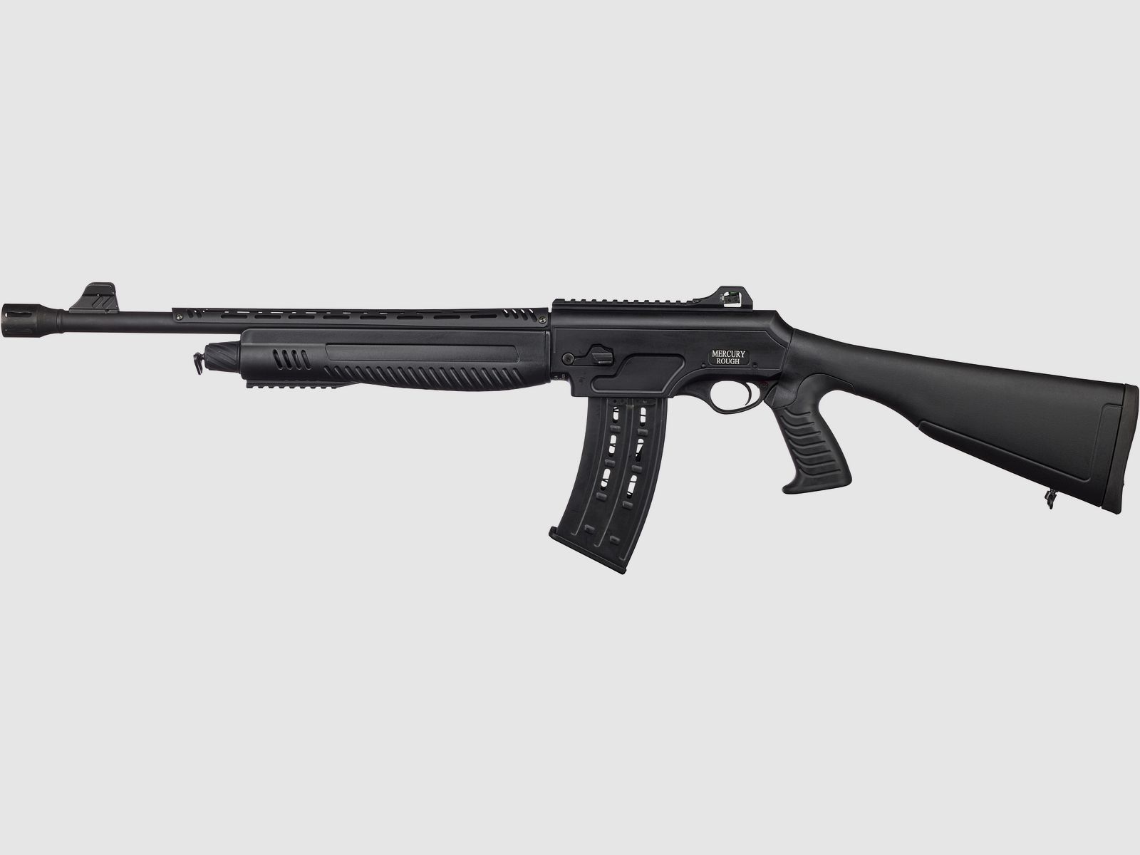 Fusil de chasse semi-automatique Mercury sport Pro Tuning Raider avec crosse noire et magasin de 7 coups, cal. 12/76