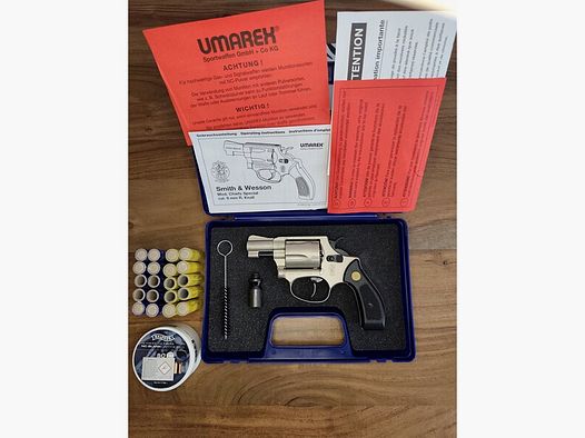 Smith & Wesson Chiefs Special Schreckschussrevolver Kal. 9mm R.K. -Sylvester Set