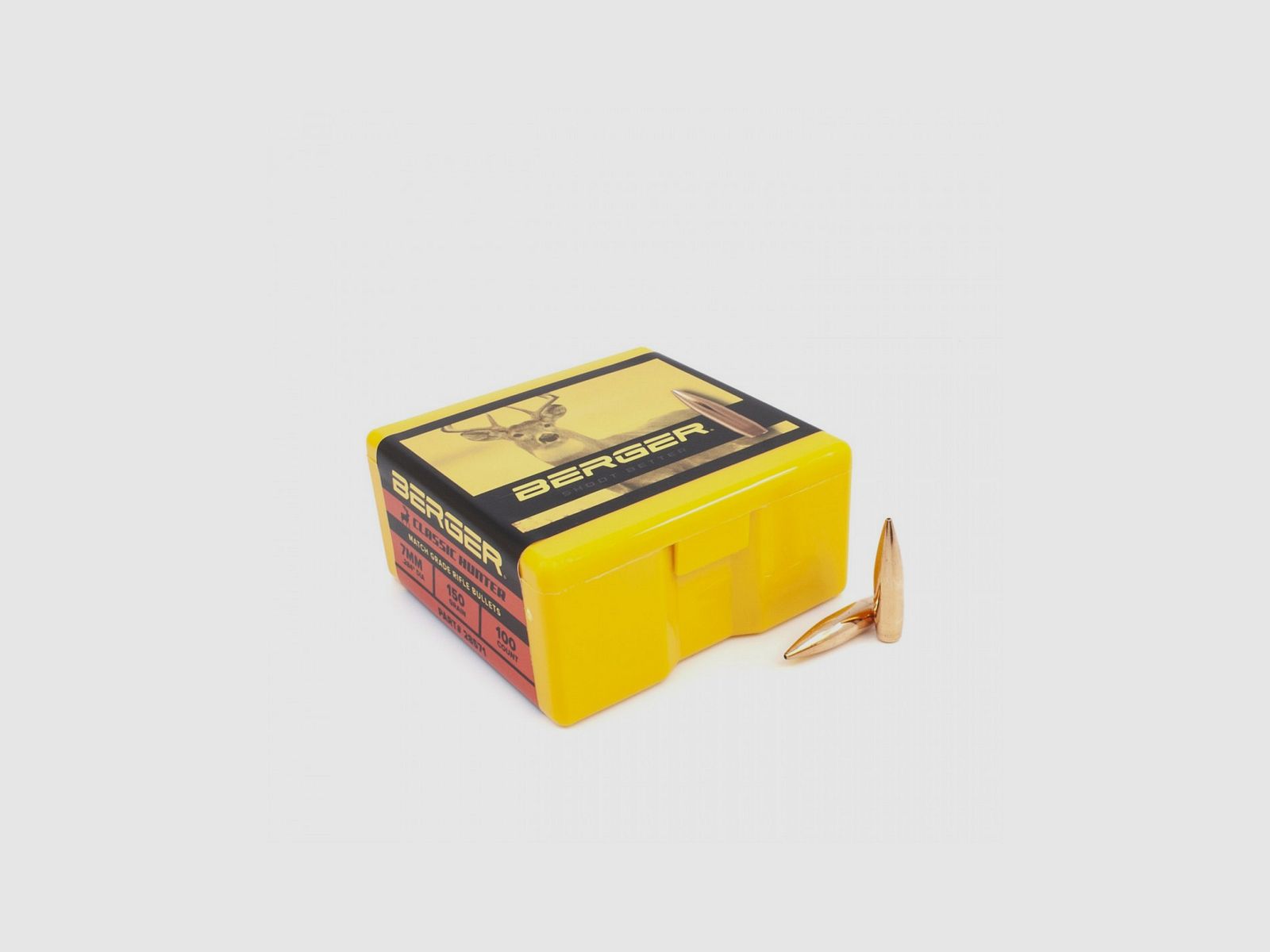 BERGER BALAS 7MM (.284) 150GR HPBT CLASSIC HUNTER 100 PZ, imagen 2 de 2
