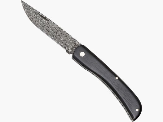 Taschenmesser Gentlemen Folder Damast-Messer Ebenholz legal führen §42a