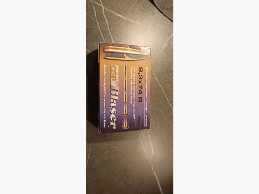 9,3x74R Munición Blaser CDP 20 cartuchos