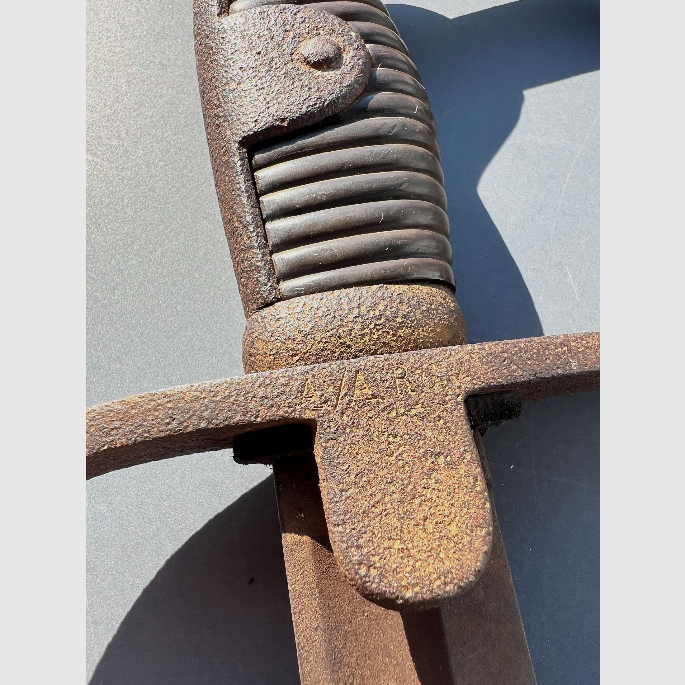 Preußen: Historischer 1. WK Artillerie-Säbel M 1848 – Simson & Co. Suhl