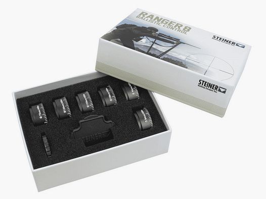 Steiner Ballistic Control Set für Ranger 8 Kappen + Schraubendreher Ranger 8 ohne BT