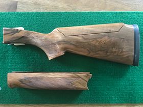 Krieghoff K80 Sporting stock set for fore-end and buttstock with adjustable comb