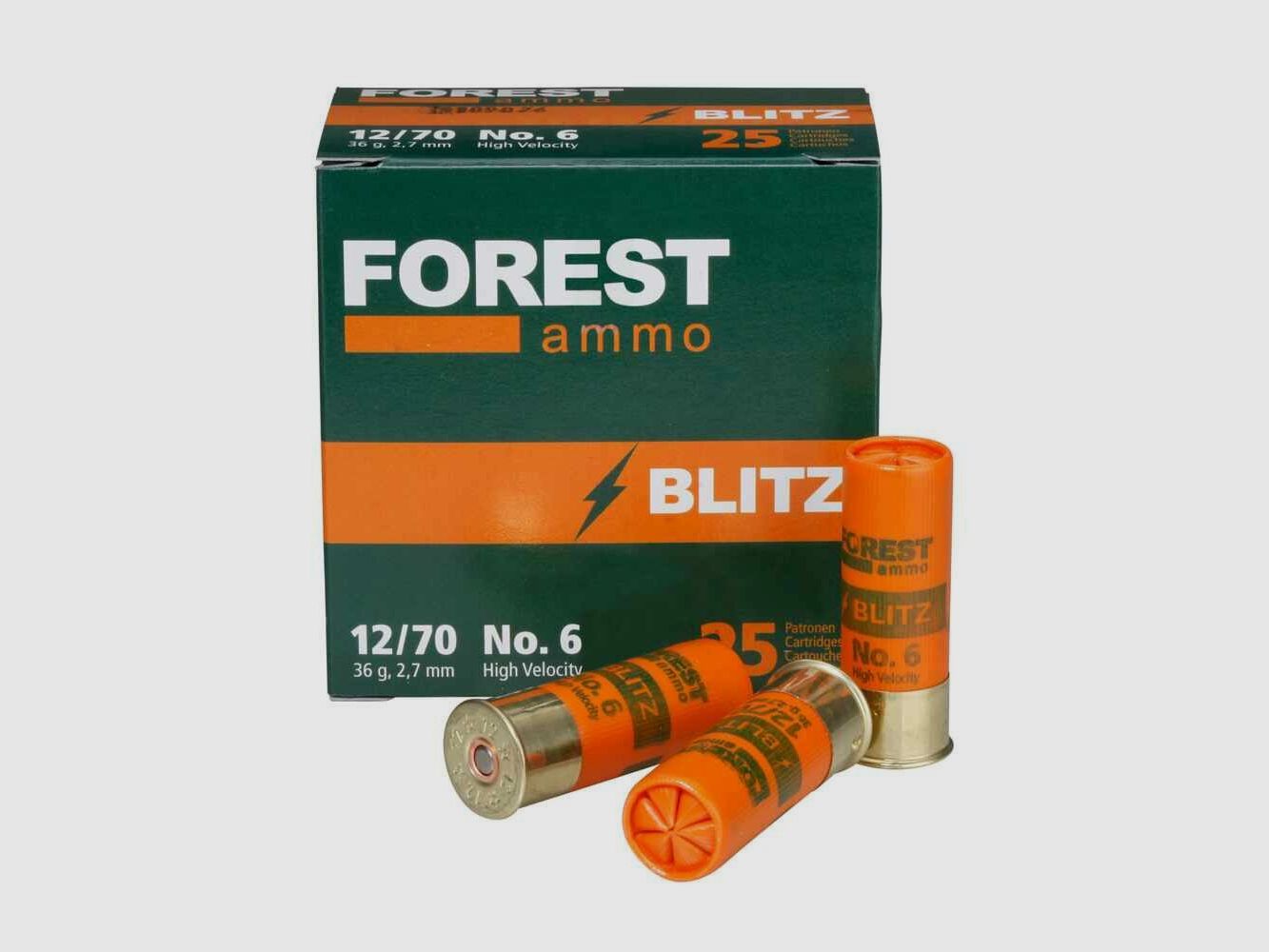 Forest Ammo Blitz HV 2,7mm 36g - 25 Stk
