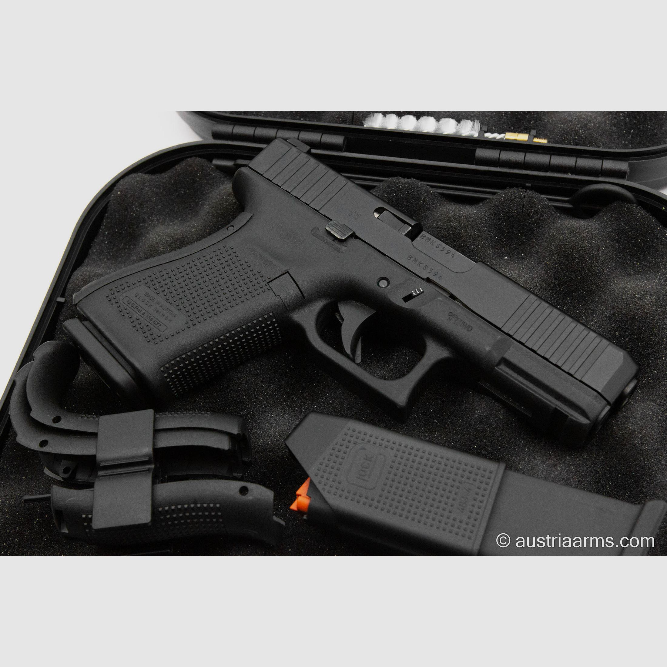Glock 19 Gen 5 inkl. Tritium Visier, neuwertige Gebrauchtwaffe, 9×19 mm, Bild 3 von 5