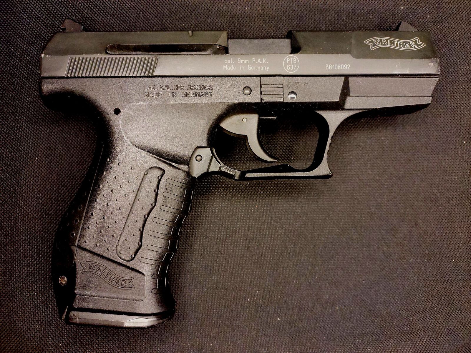 Walther P99 Schreckschuss Pistole 9mm P.A.K. (PTB 637)