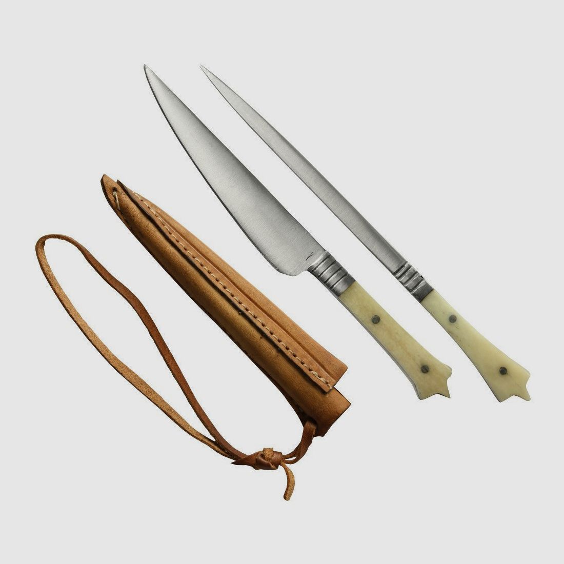 MIttelalterliches Messer und Spieß Set