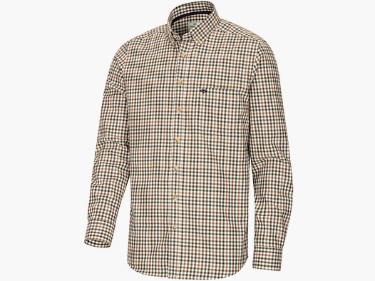 Hoggs of Fife Garvock Cotton Twill Herringbone Check Shirt