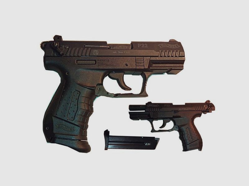 Walther P22   Kaliber 9mm PAK neuwertig
