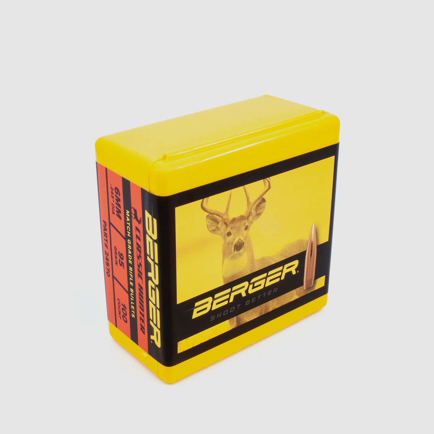 Berger Bullet 6mm/.243 Classic Hunter 95GR 100 Pieces