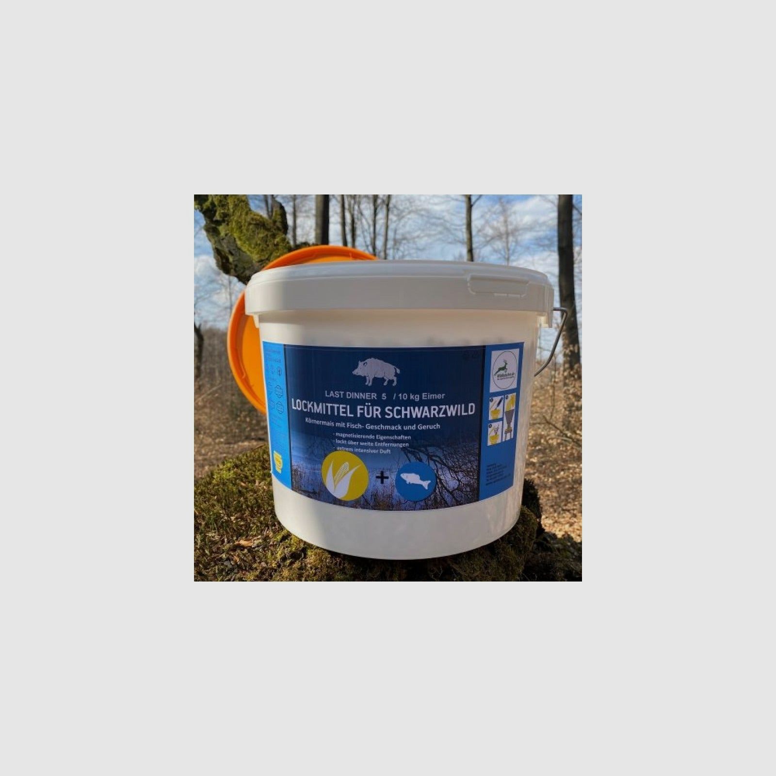 Lecca lecca per selvaggina Last Dinner Mais con profumo/gusto di aringa 10kg Secchio