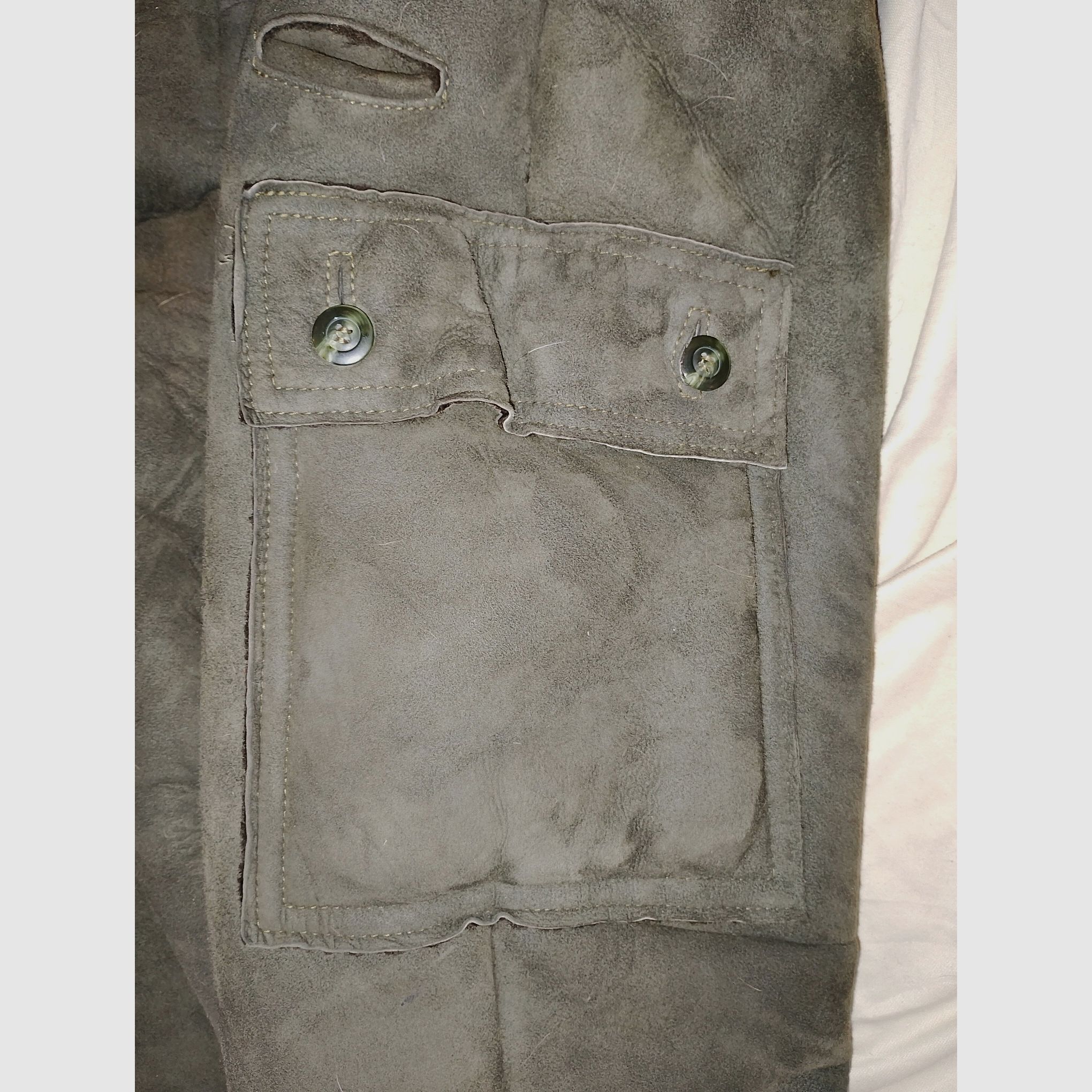 Qualitative Ansitzhose - Hersteller Leder Weiß