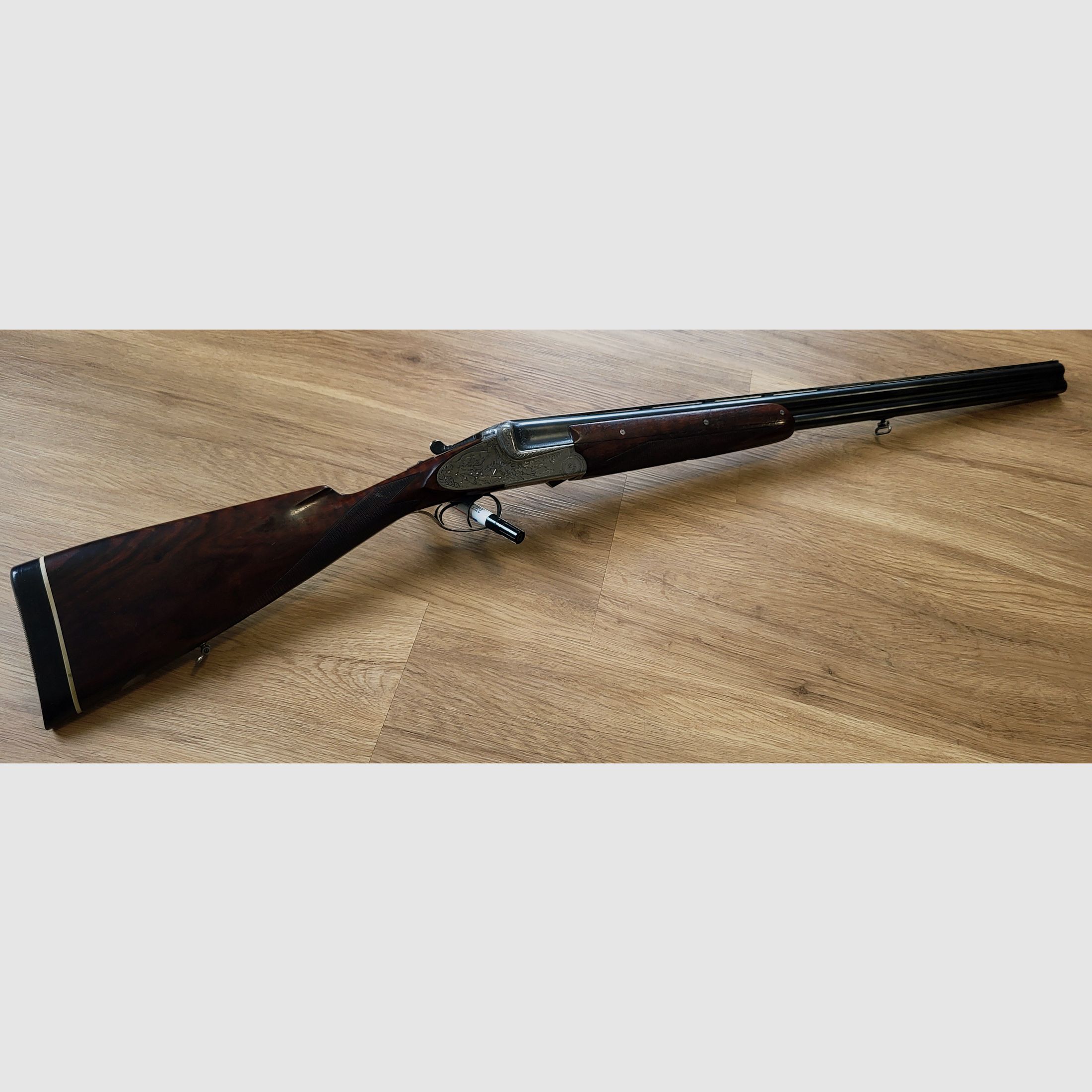 Bühag Suhl 12/70 Luxus Flinte mit Seitenschloss