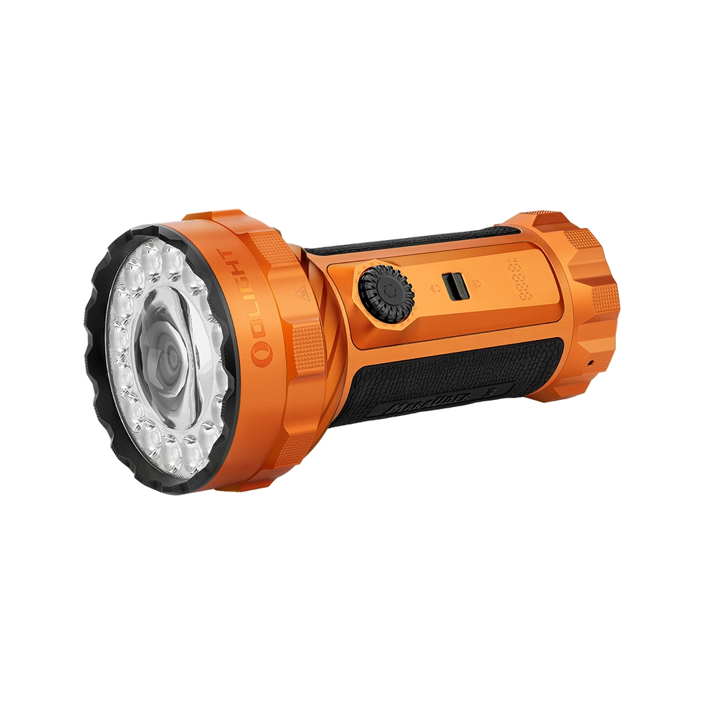 Linterna dual Olight Marauder 3 25.000 lúmenes – Color: naranja