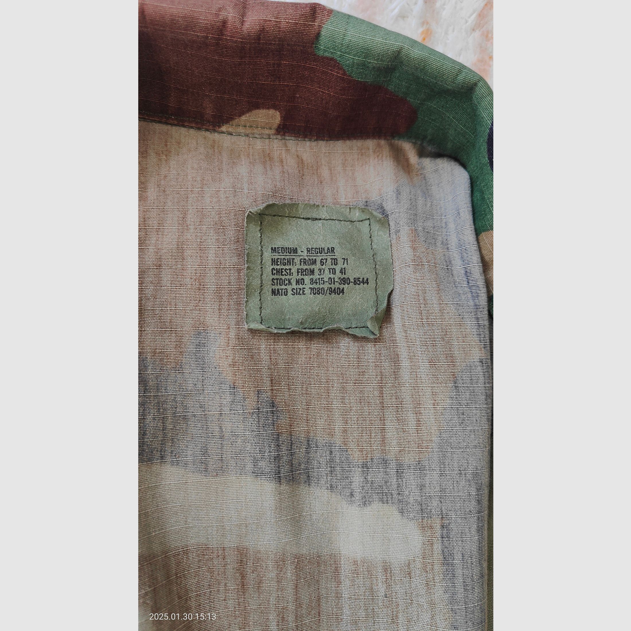 Militär TarnJacke US Army Gr. L