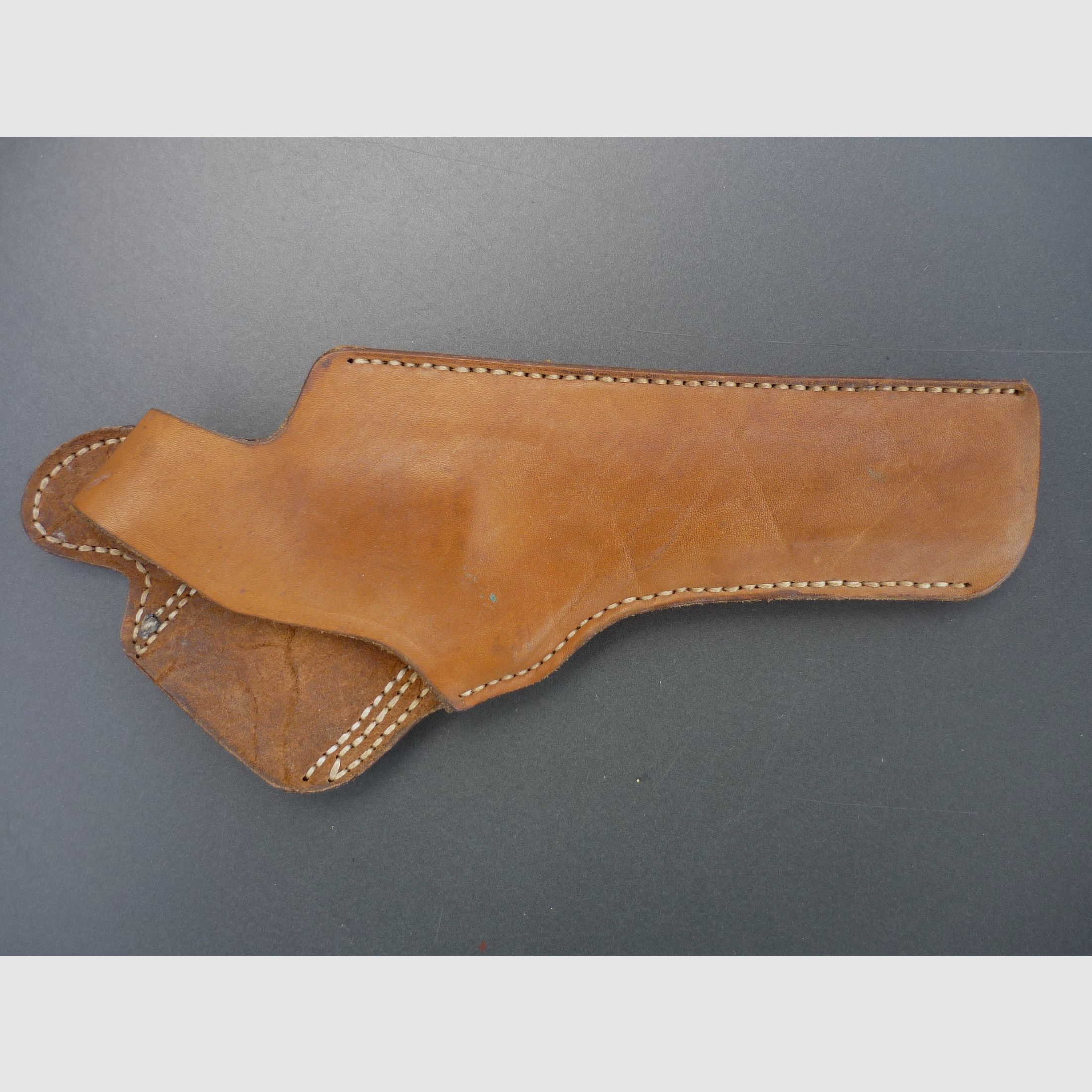 HKDesign - Holster mit Leder Kornschiene und zwei Ziehwinkeln - für S&W 686 6" - Gebraucht - Rechtshänder