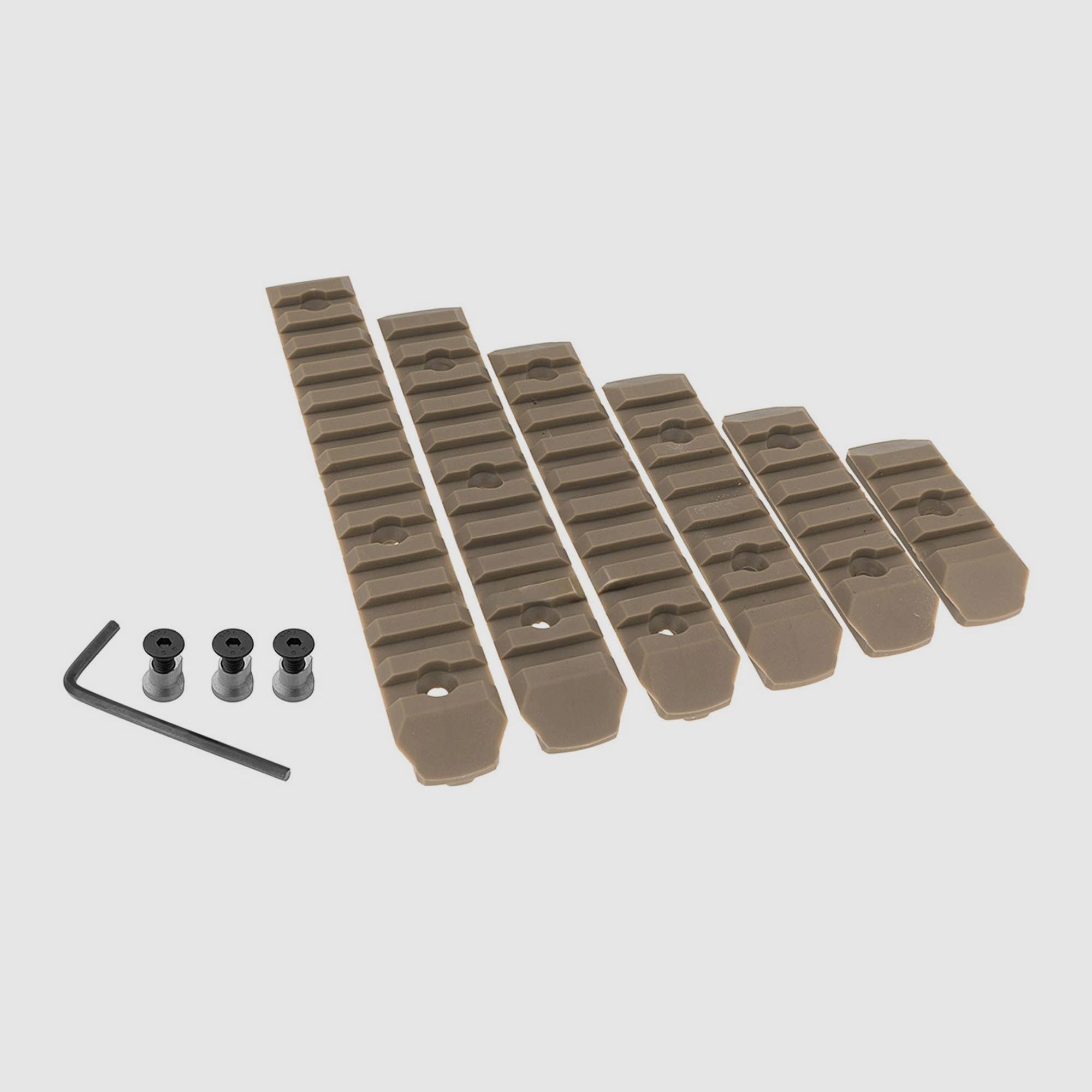Set aus 6 Keymod-Schienen aus Nylon BO Manufacture