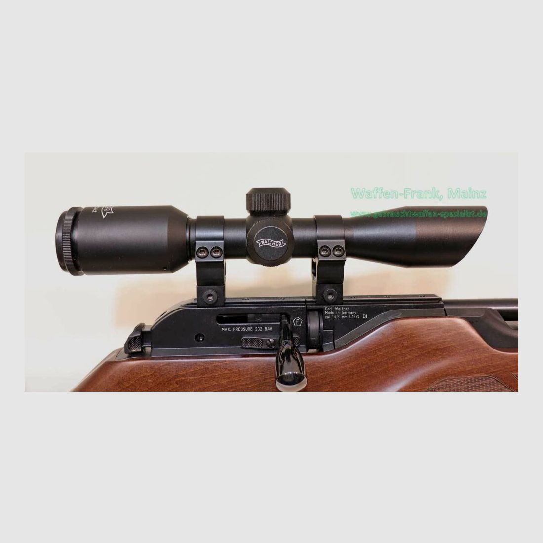 Walther - Ulm Rotex RM8 BLK-WD met richtkijker 4x32 4,5mm/.177