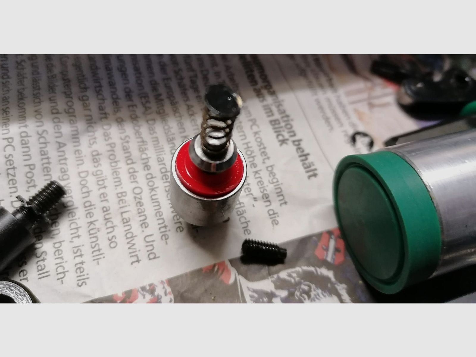 Air rifle Walther LGR sniper conversion completely revised