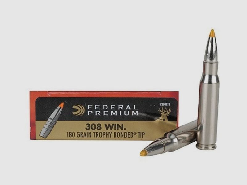 Federal Premium Trophy Bonded Tip .308 Win. 180GR 20 Patronen