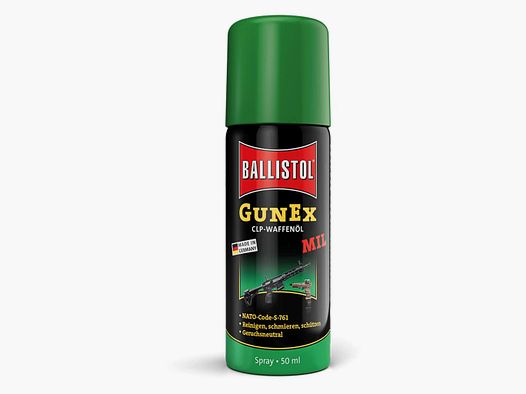 Ballistol Special Weapon Oil GunEx MIL CLP Spray - 50 ml