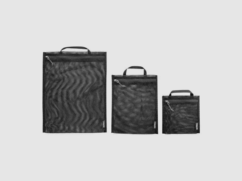 Tatonka Net Bags Mesh Pocket Set III 3 pcs. black
