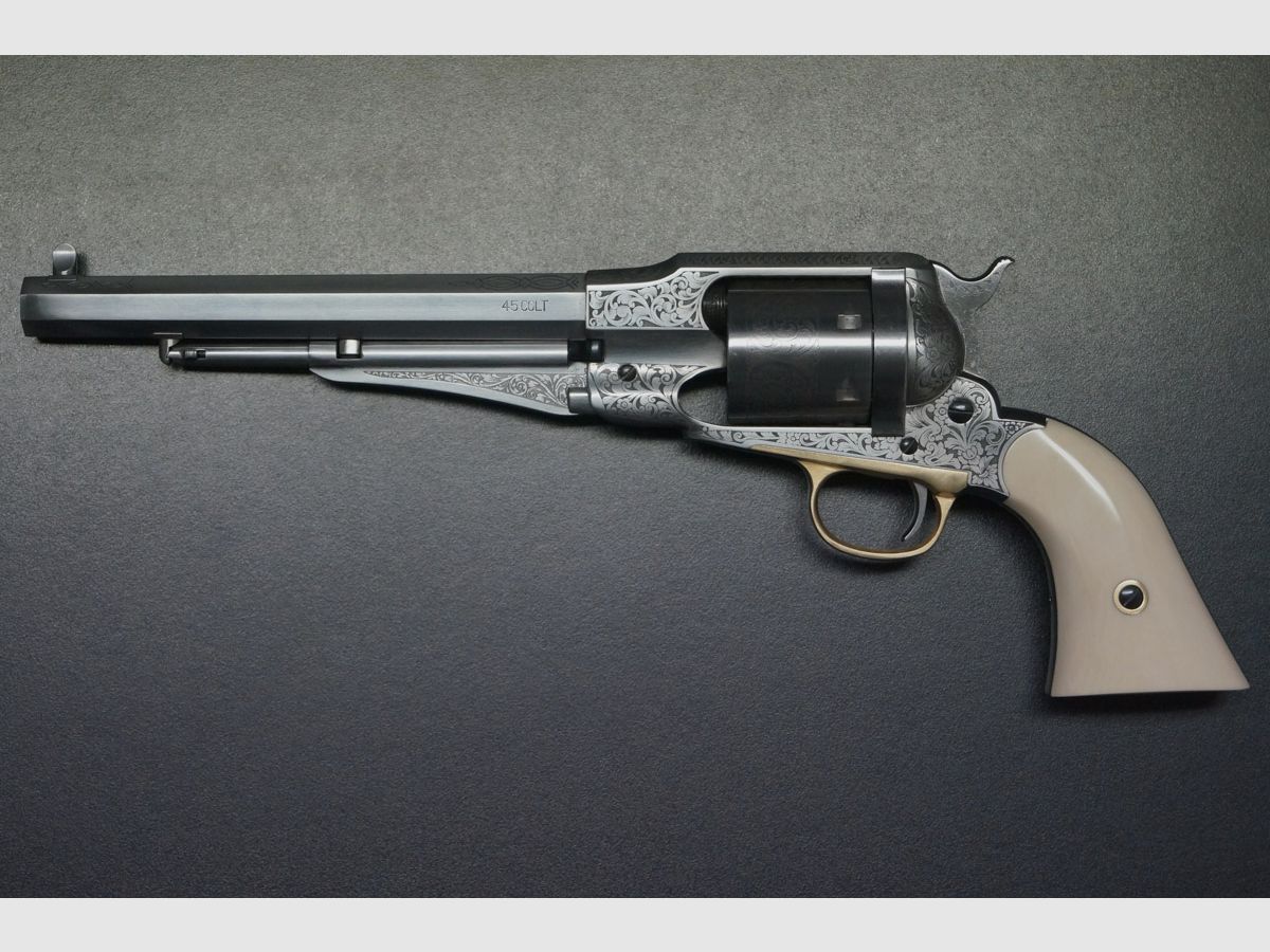 Uberti 1858 New Army Improved graviert .45 Colt, Bild 8 von 8