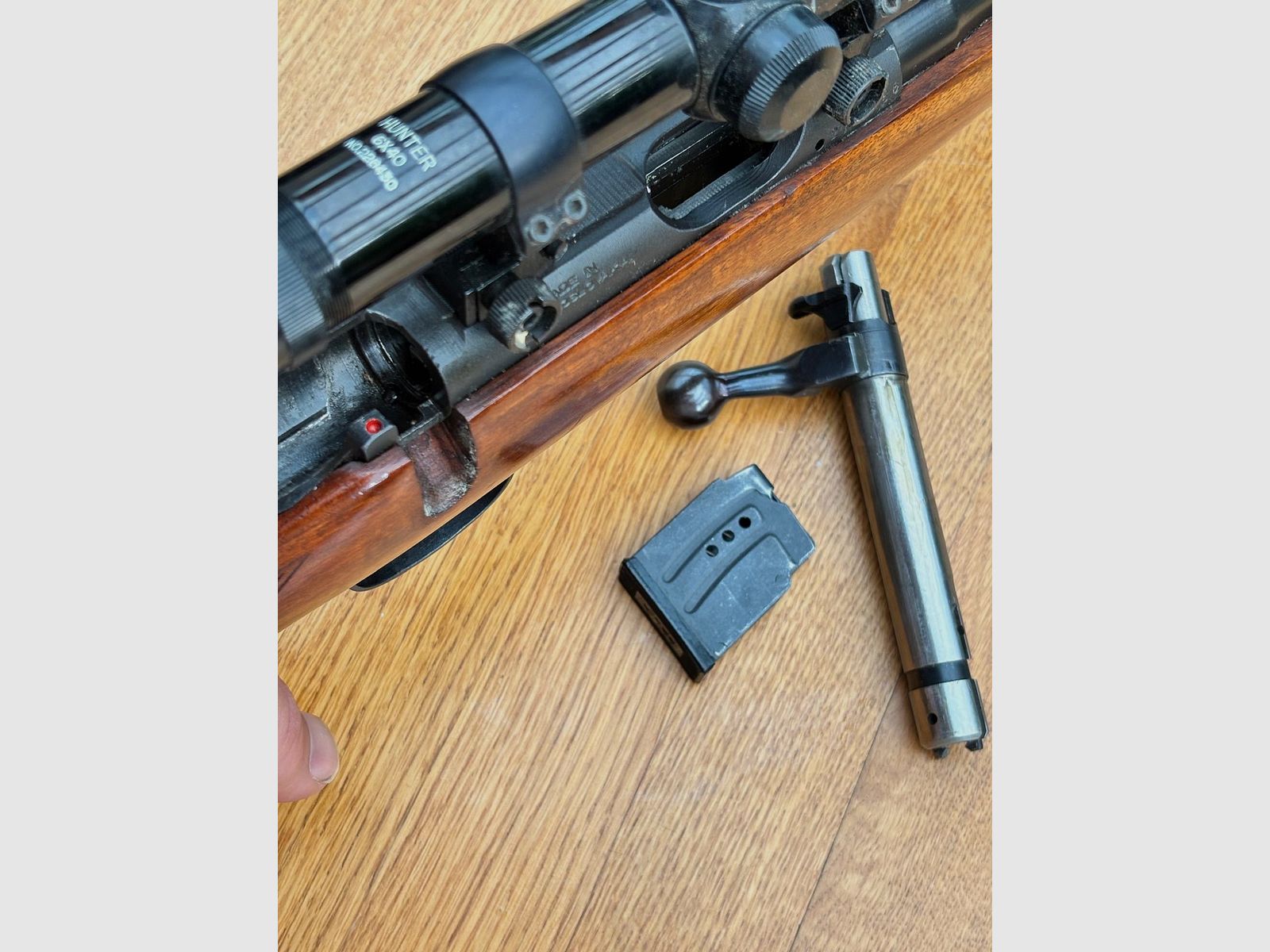 Rifle de pequeño calibre bien cuidado CZ/Brno 452 Mod. 2 (año de prueba 1979), imagen 8 de 11