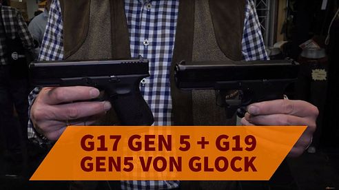 GLOCK auf der Jagd & Hund 2018: Die Pistolenmodelle G17 Gen 5 + G19 Gen5 von GLOCK