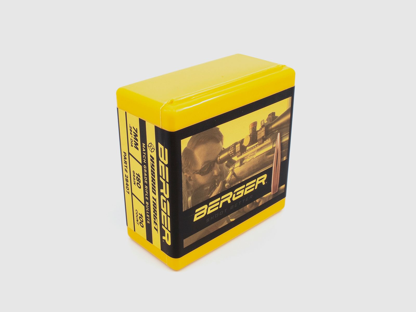 Berger Geschoss 7mm/.284 Hybrid Target 180GR 100 Stück