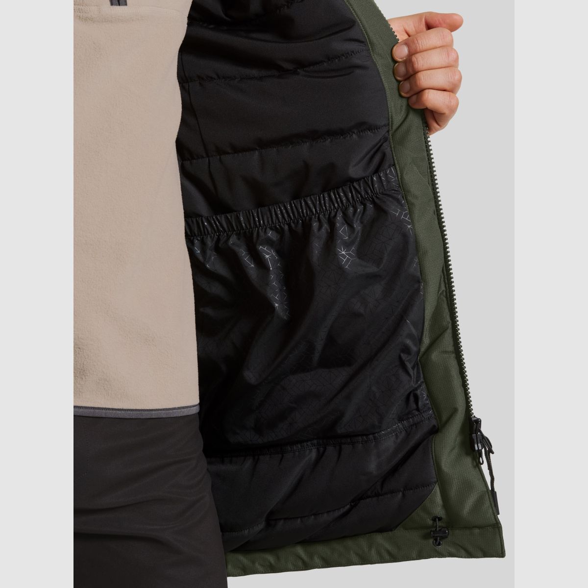 DIDRIKSONS Rick Parka Głęboka Zieleń