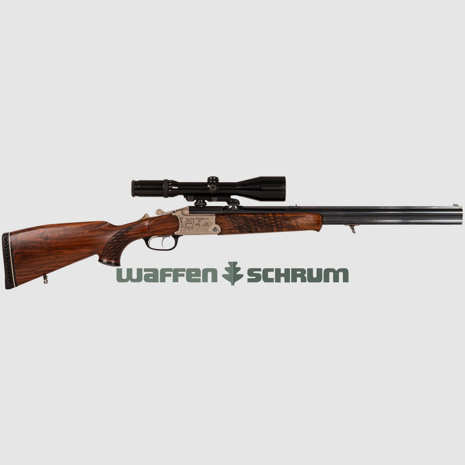 Blaser 700/88 Luxus 12/70-7x57R , ZF Schmidt&Bender Klasik 3-12X50 LMS Abs. L-3, , Blaser-Brücken-Schwenkmontage, LL: 60 cm