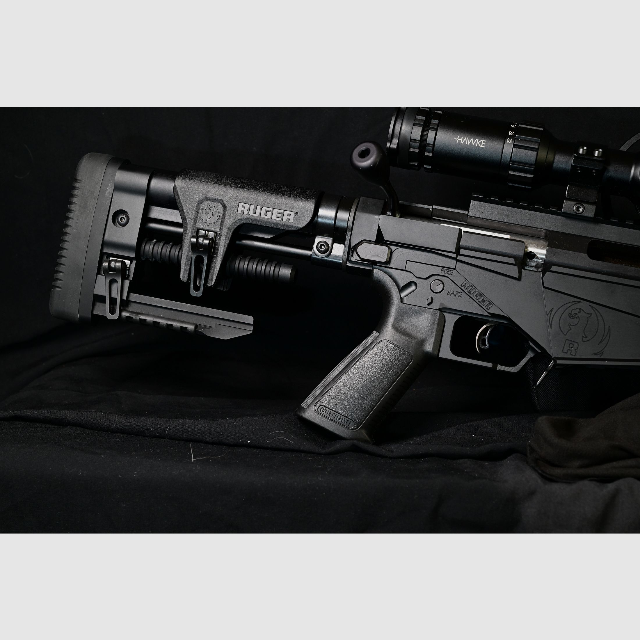 Ruger Precision Rifle .308 Winchester, canna da 24" con ottica Hawke Sidewinder 30 SF 8-32x56