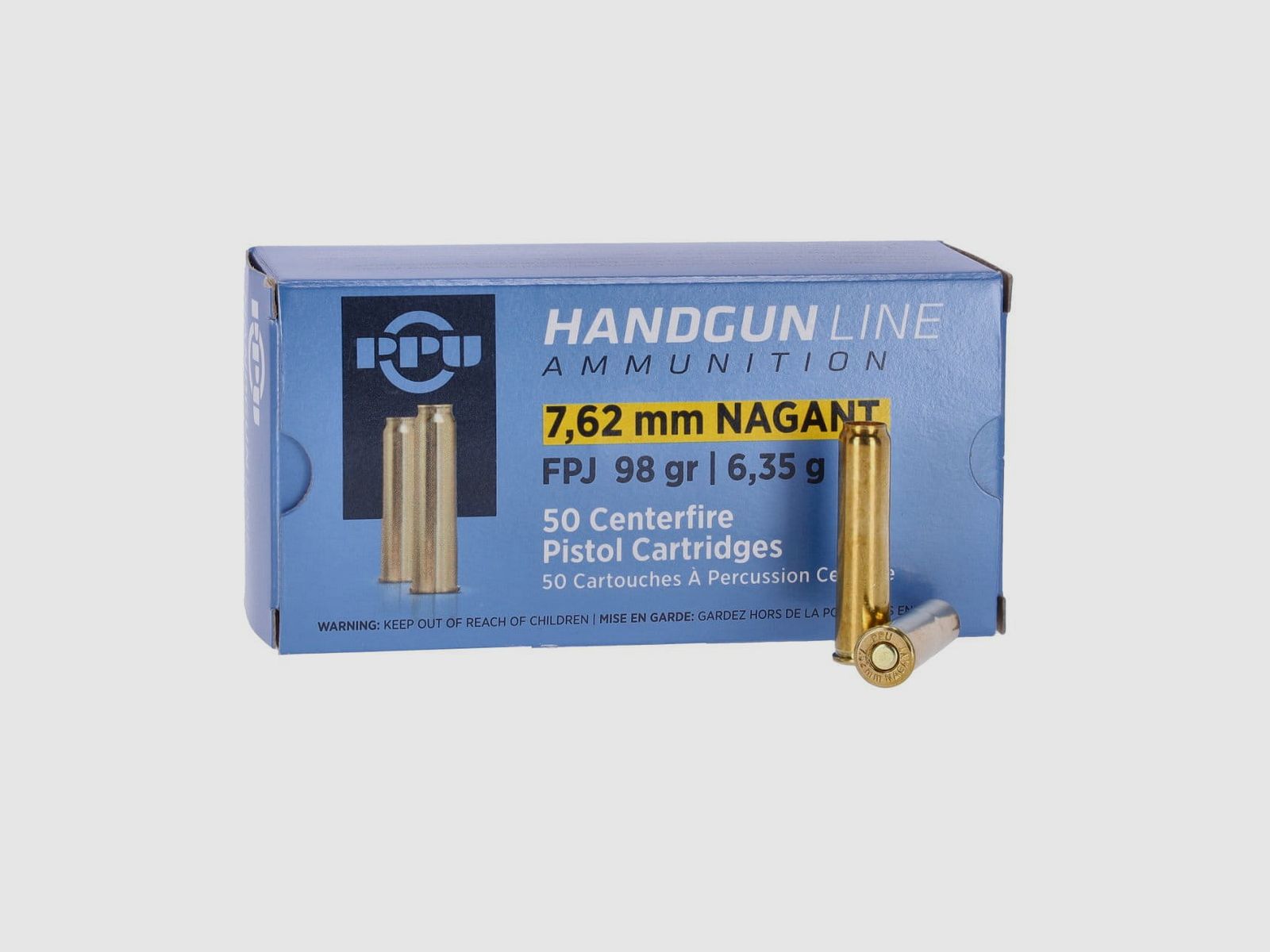 PRVI/PPU 7,62 Nagant FPJ 98 gr. - 50 Stk.
