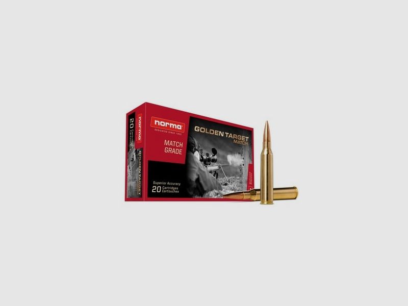 .338 Lapua Mag. Norma Golden Target Match 16.2g / 250grs.