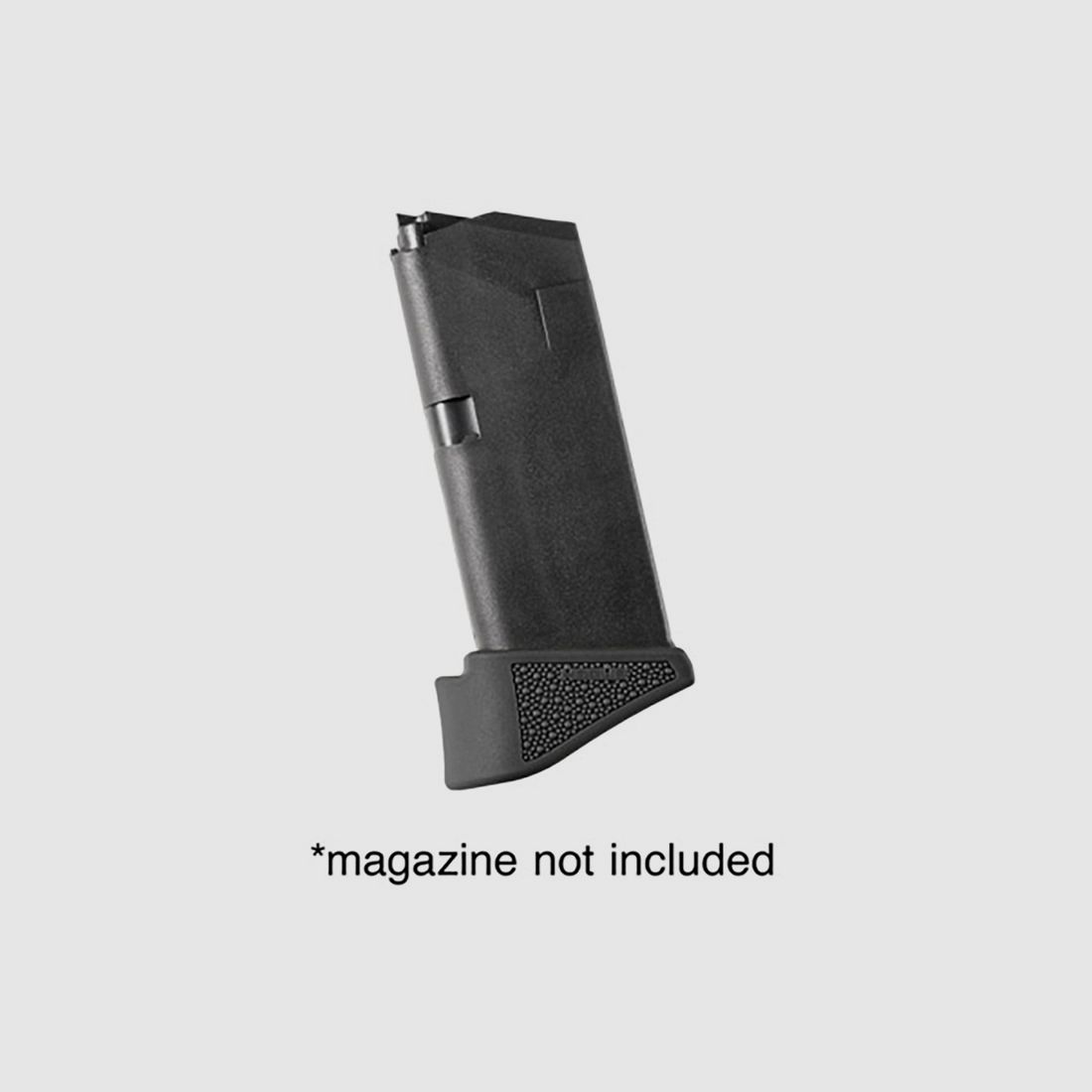 HOGUE OVERMOLDED® ESTENSIONE 26® 10RD MAGAZZINO HOGUE OVERMOLD GRIP EXT PAD PER GLOCK 26 9MM 10 MAGAZZINI NERO, immagine 2 di 2