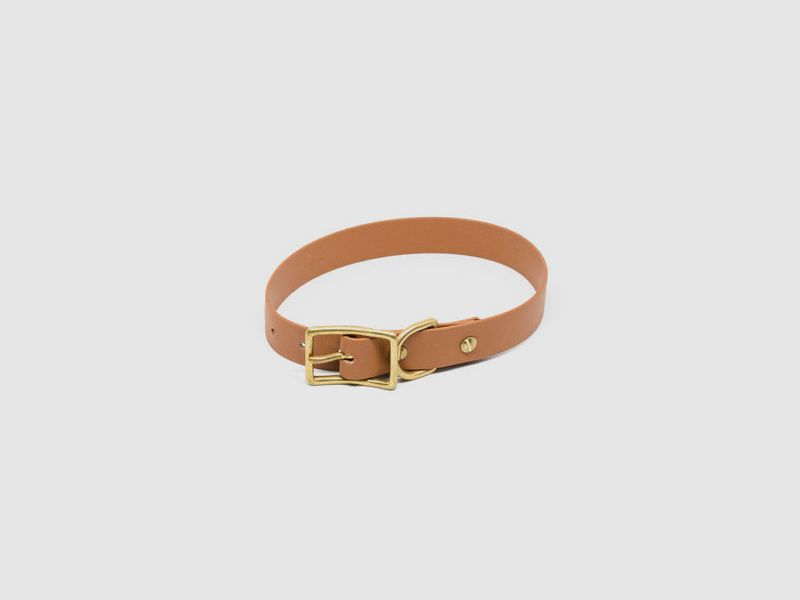 Collar Stilhütte Biothane color cognac