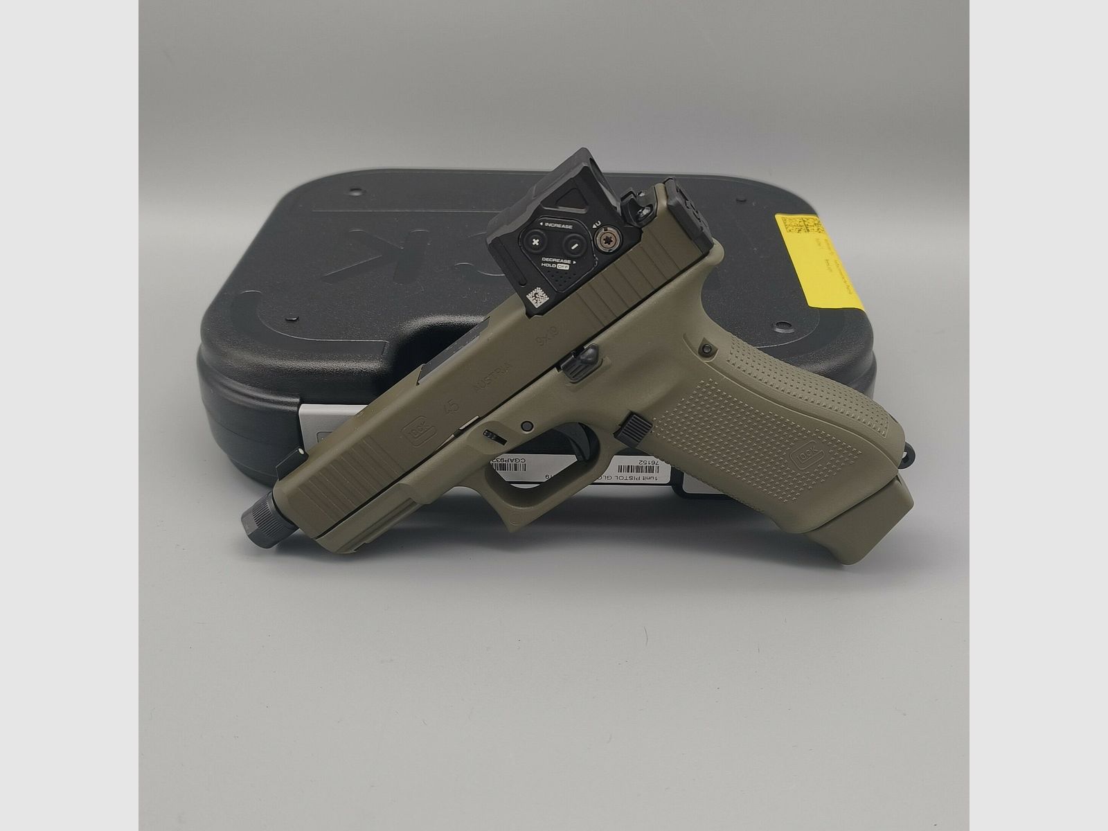 Glock45 Gen5 Hunter Edition avec filetage Aimpoint COA Olive 9mm Luger