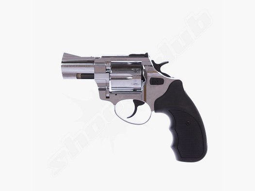 Zoraki R1 2.5 inch chrome blank firing revolver 9mm