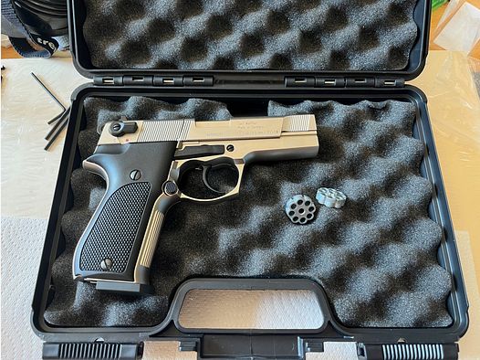 Walther CP88 Nickel-Finish, like new, CO2, air pistol