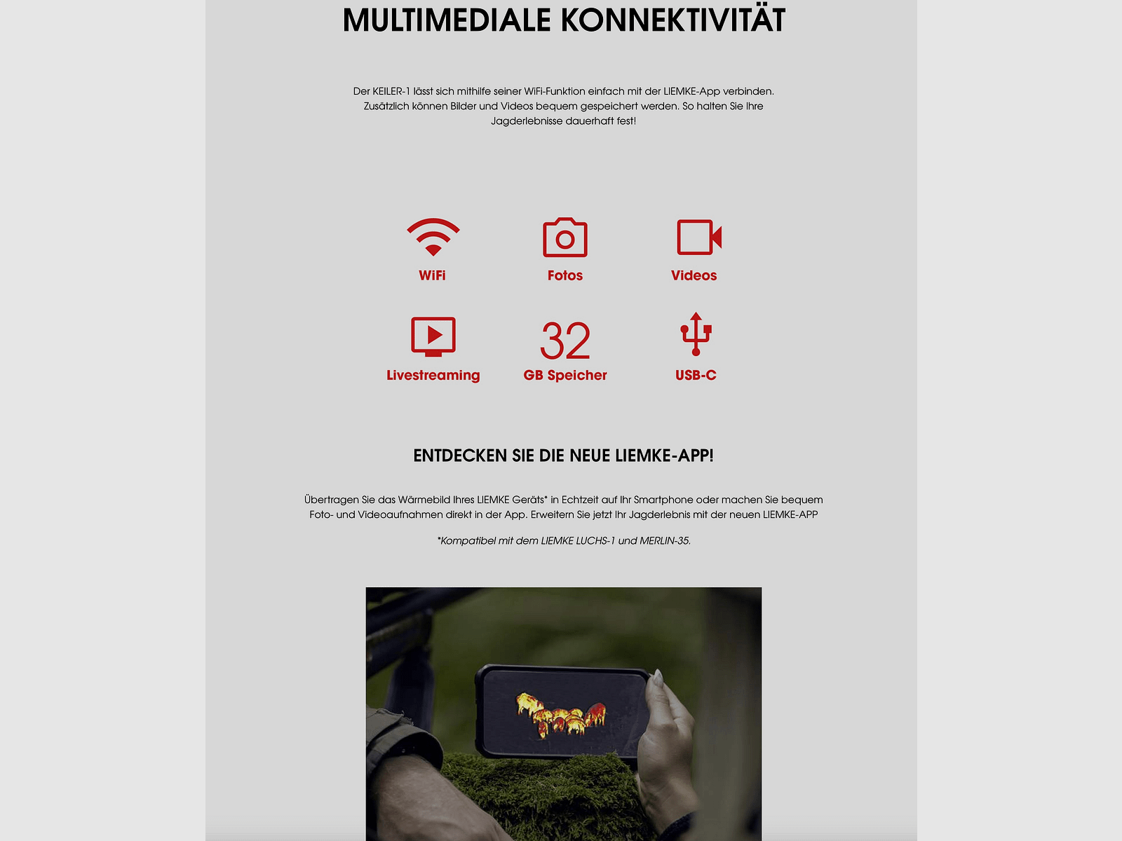 Liemke 80113544 KEILER-1 640x512 pixel 1750m portata di rilevamento