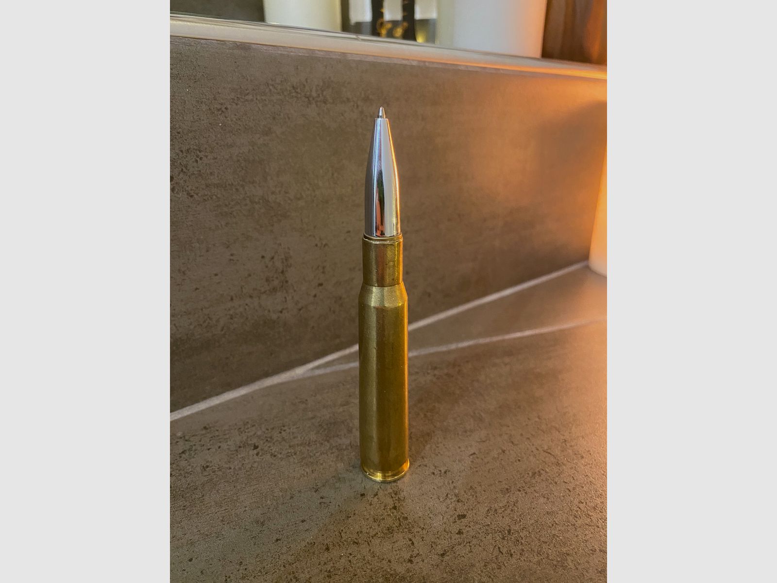 Bullet Pen balpen in .50bmg patroon - Handgemaakt