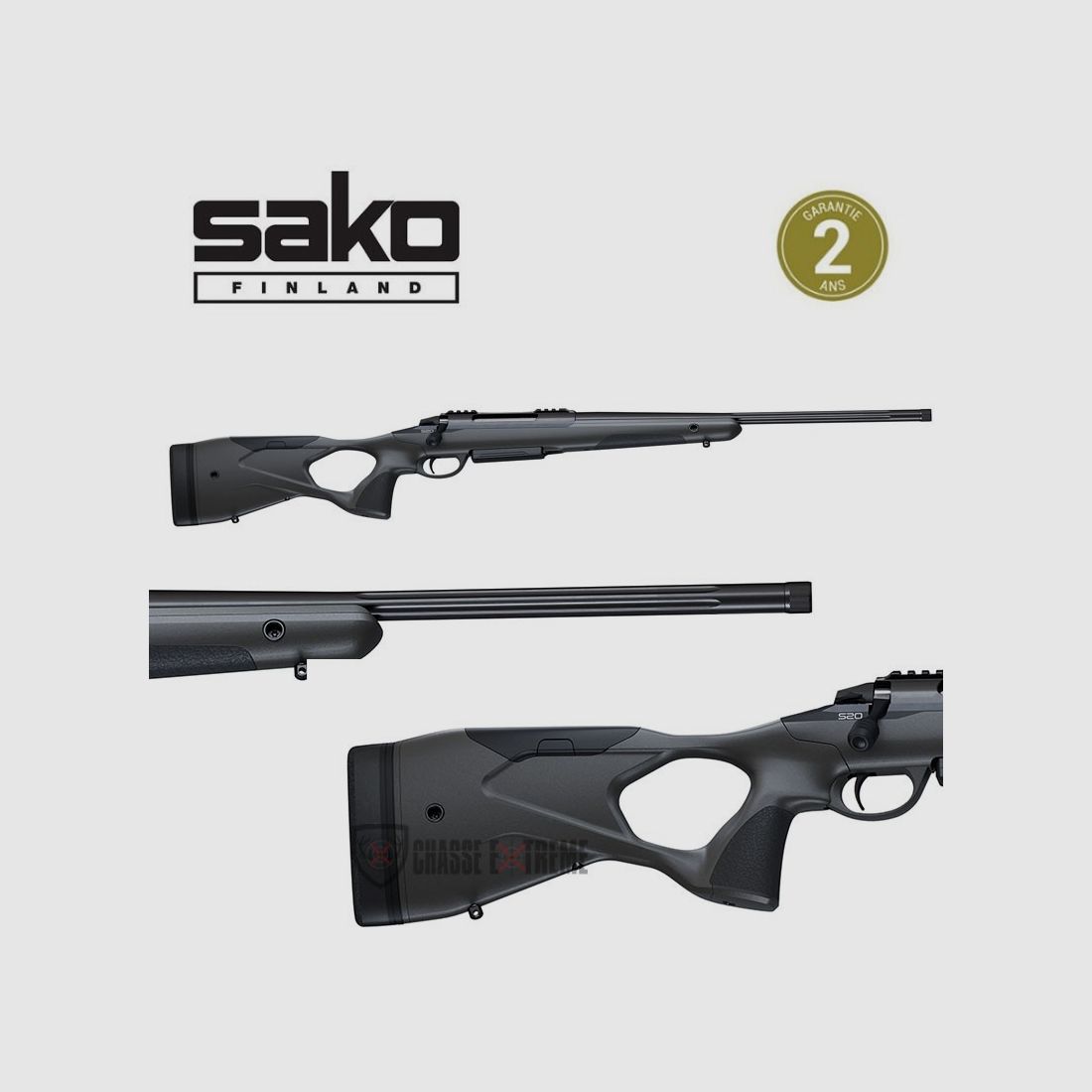 SAKO S20 Hunt Flutowana Brązowa 51cm, zdjęcie 1 z 2