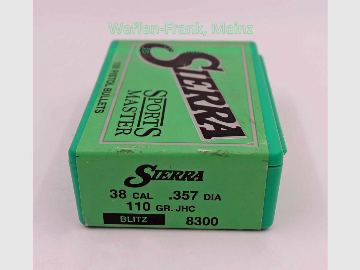 Sierra Bullets, Santa Fe FFW bullets .38 (.357)