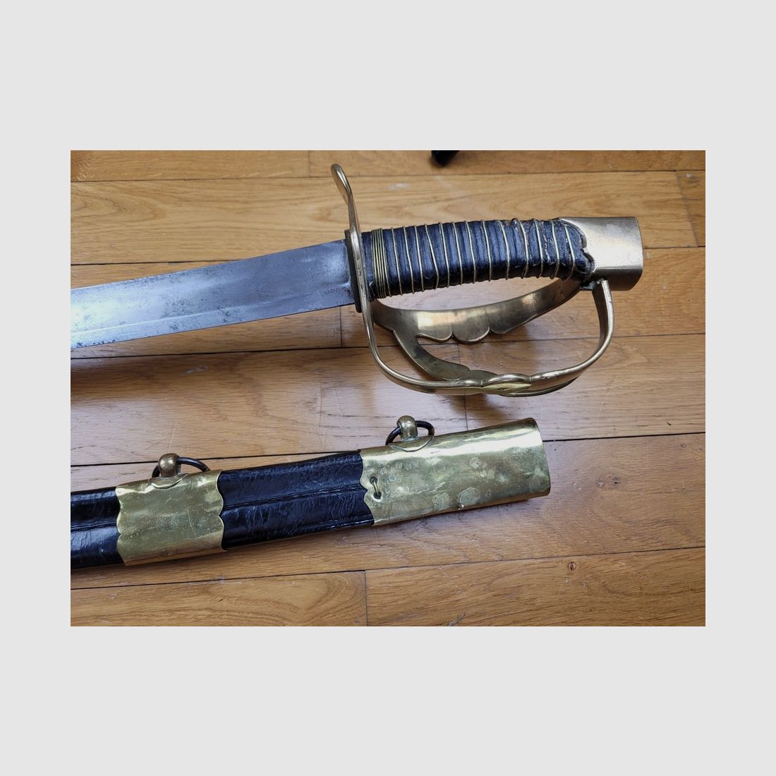 Schöner Jagdsäbel zu Pferd 1790 – Revolution – Stempel Liktor, Hahn und „Dupont“ – sehr guter Zustand, Bild 8 von 21
