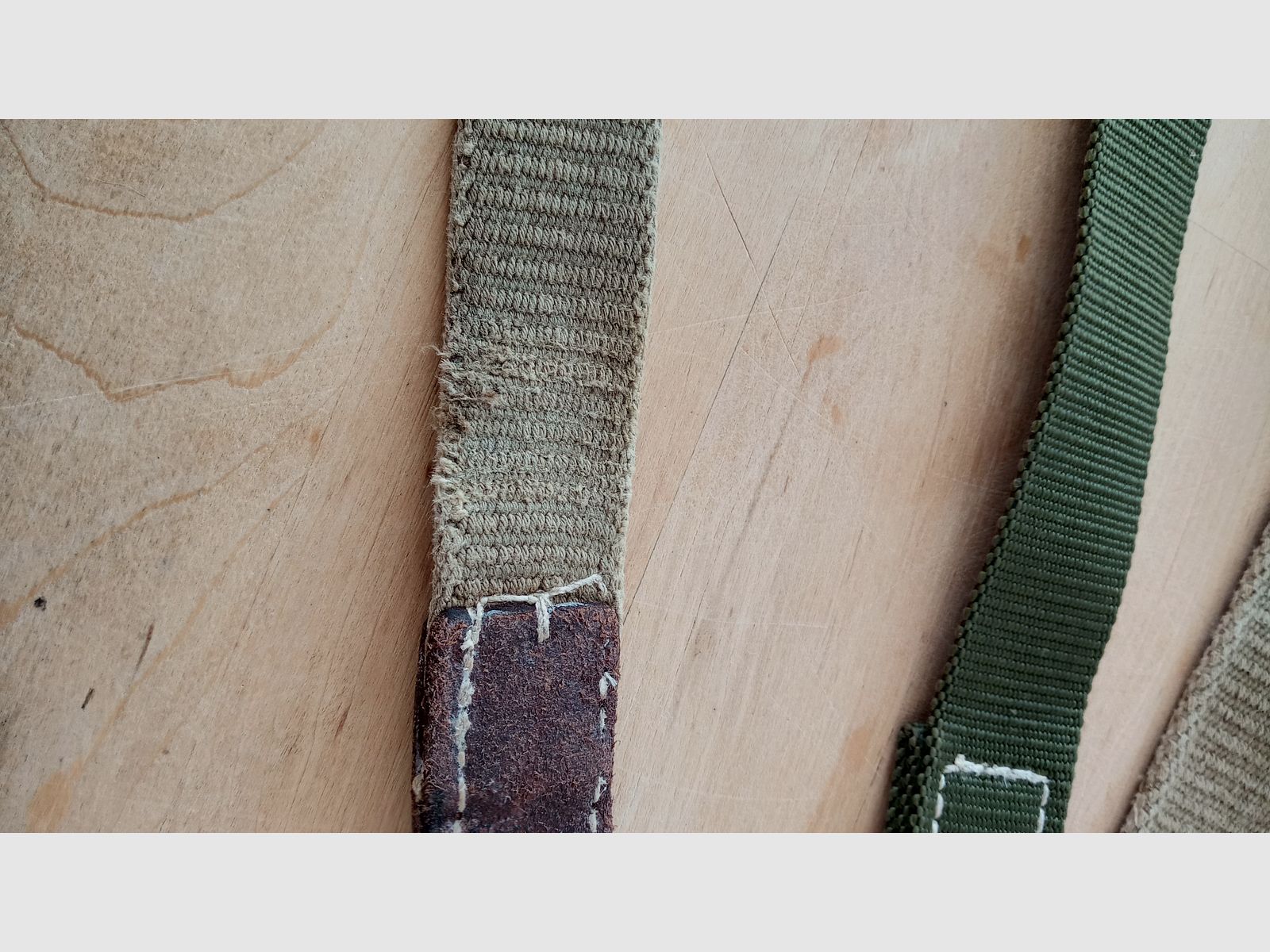 3 gebrauchte Samopal SA VZ.58 Gewehrriemen auch gut geeignet für das Xisico MWN B5 Luftgewehr von Naunin